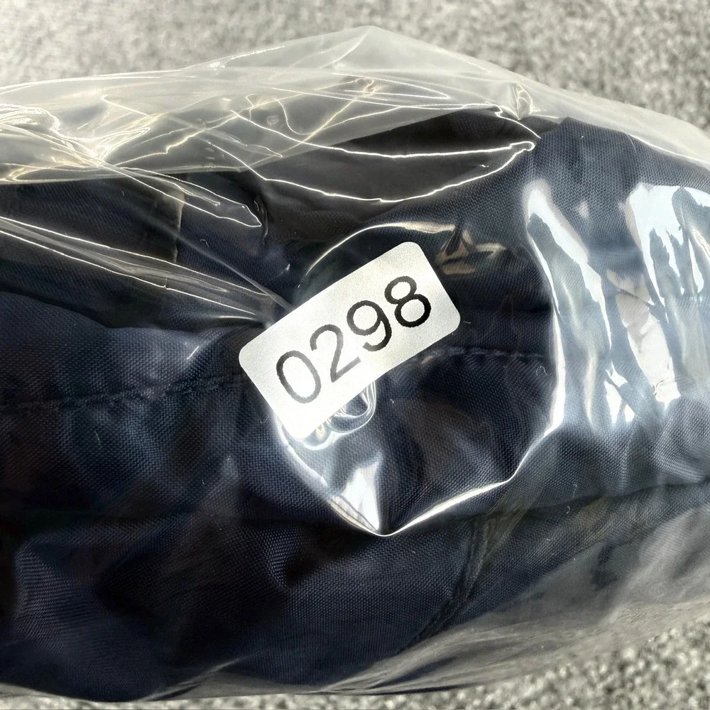 Adidas Vintage Windbreaker Jacket Navy Blue 3 Stripe Full Zip Mens XL